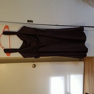 Brown David's Bridal Swing Dress